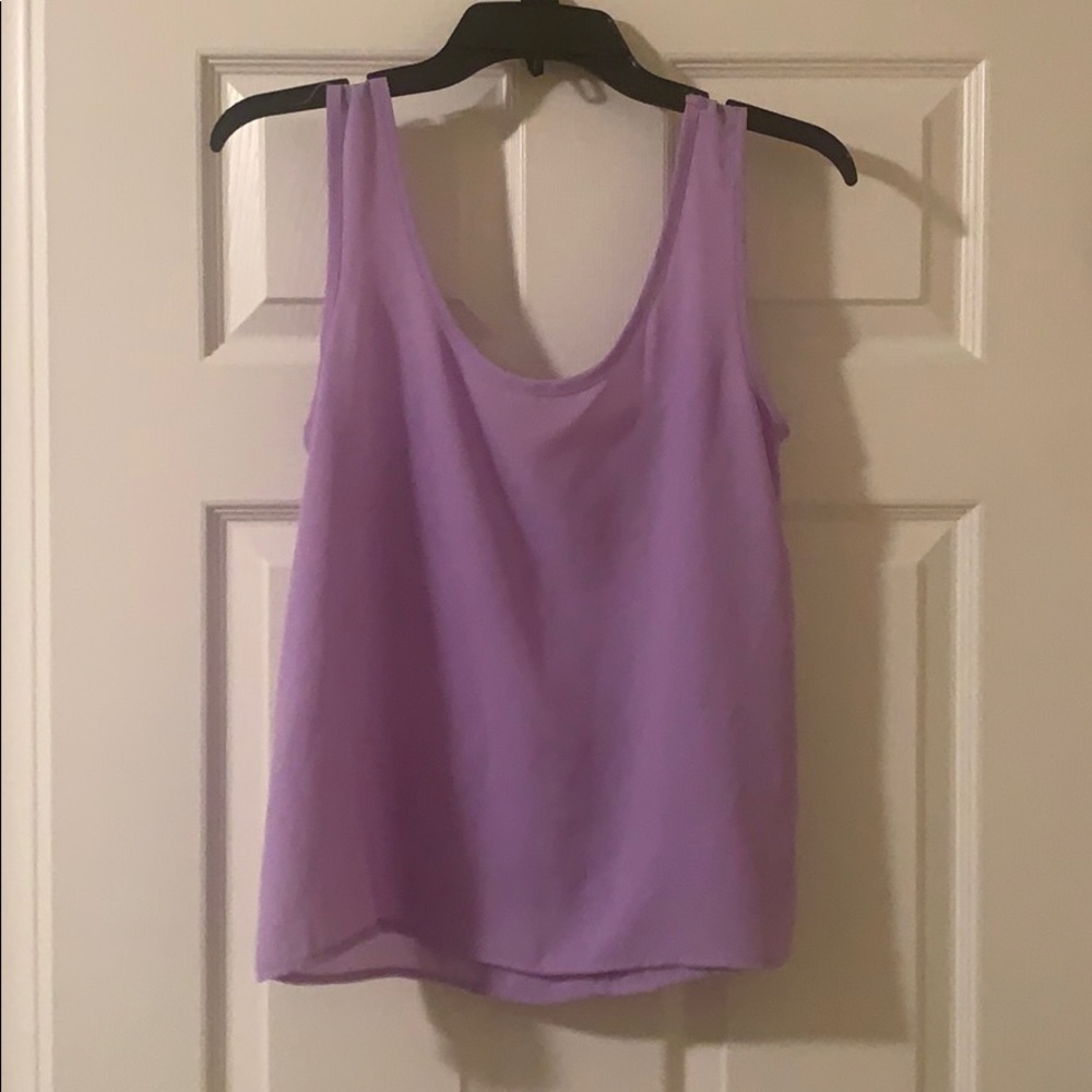 Lavender Bow Back Tank